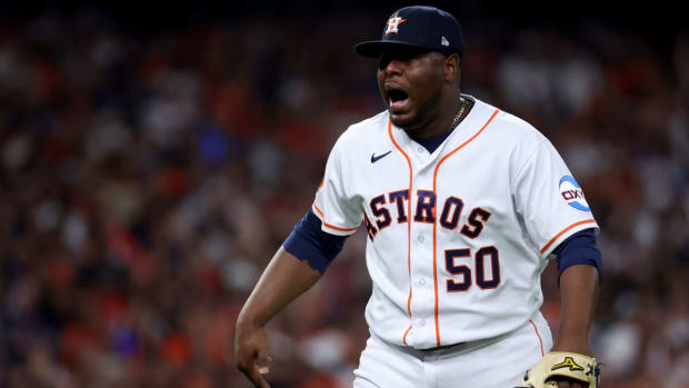 Houston Astros right-hander Hector Neris